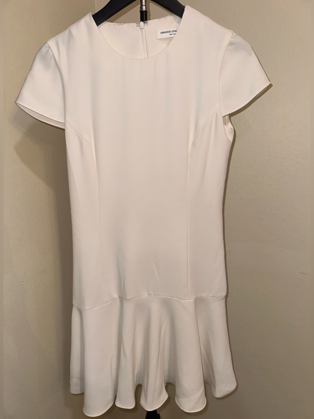 Amanda Uprichard, 
Hudson Dress in Ivory